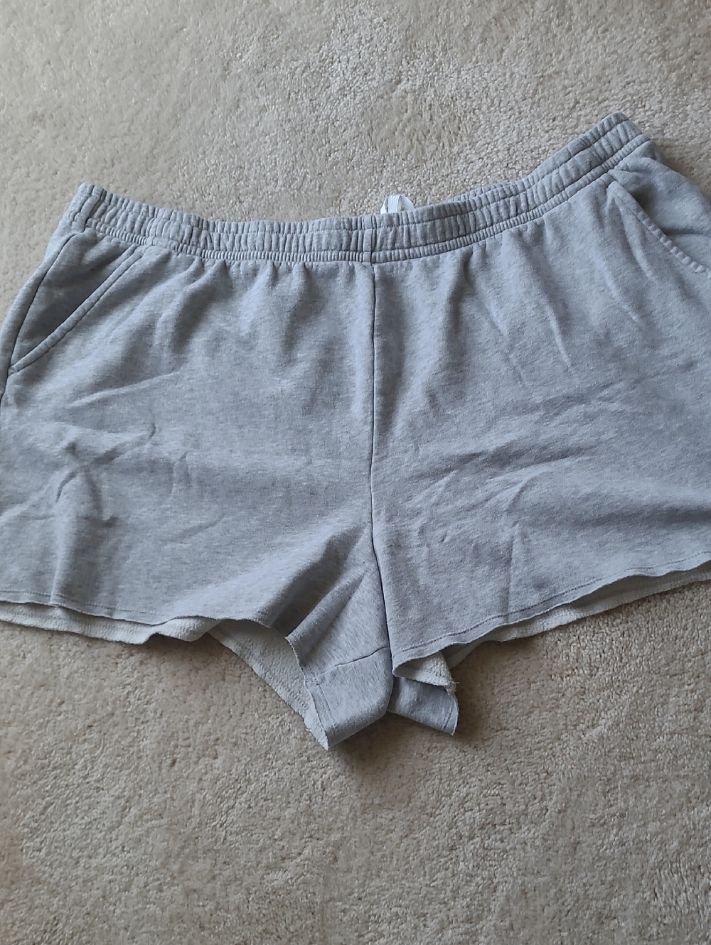 tek gear Light Gray Fleece Shorts